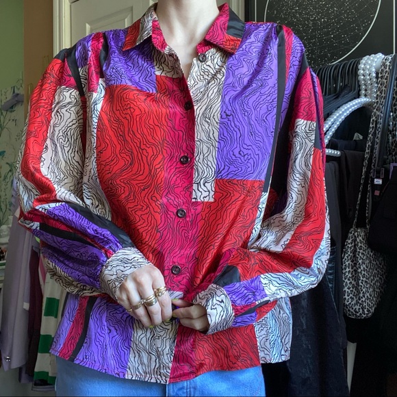 ✨SOLD✨ vintage sears blouse - Picture 1 of 8